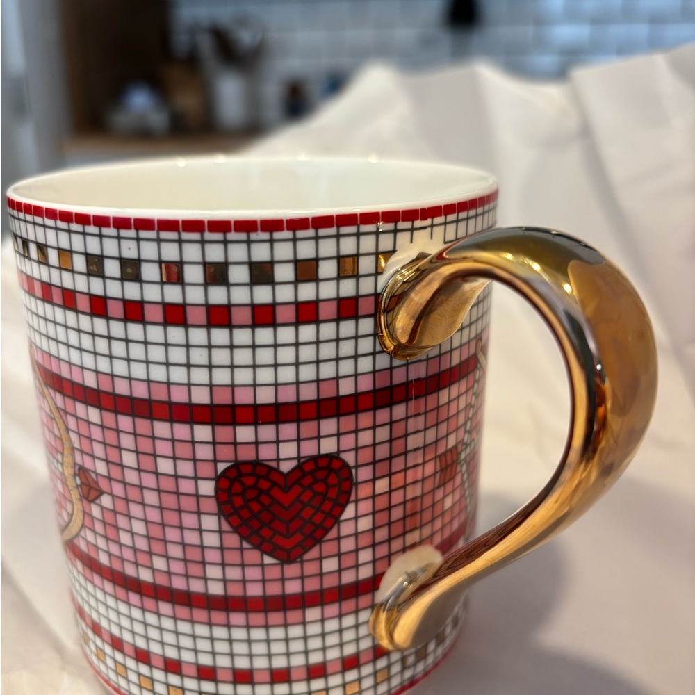 Anthropologie The Bistro Tile Mug
